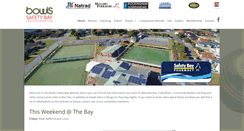 Desktop Screenshot of bowlssafetybay.com.au